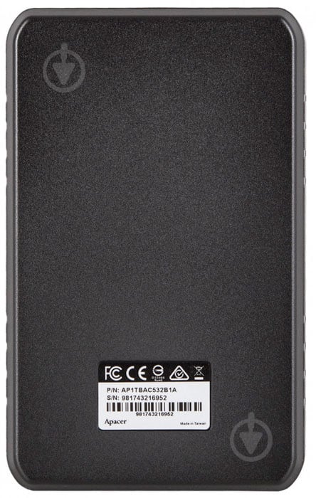 Жесткий диск Apacer 1 ТБ 2,5" USB 3.1 (AP1TBAC532B-1) black - фото 4