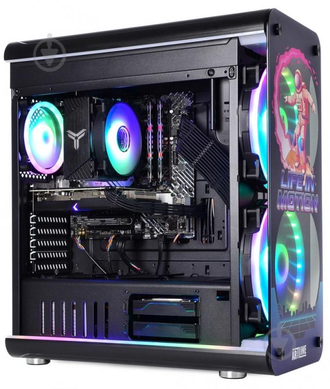 Компьютер Artline Overlord NEON (NEONv40) black - фото 10