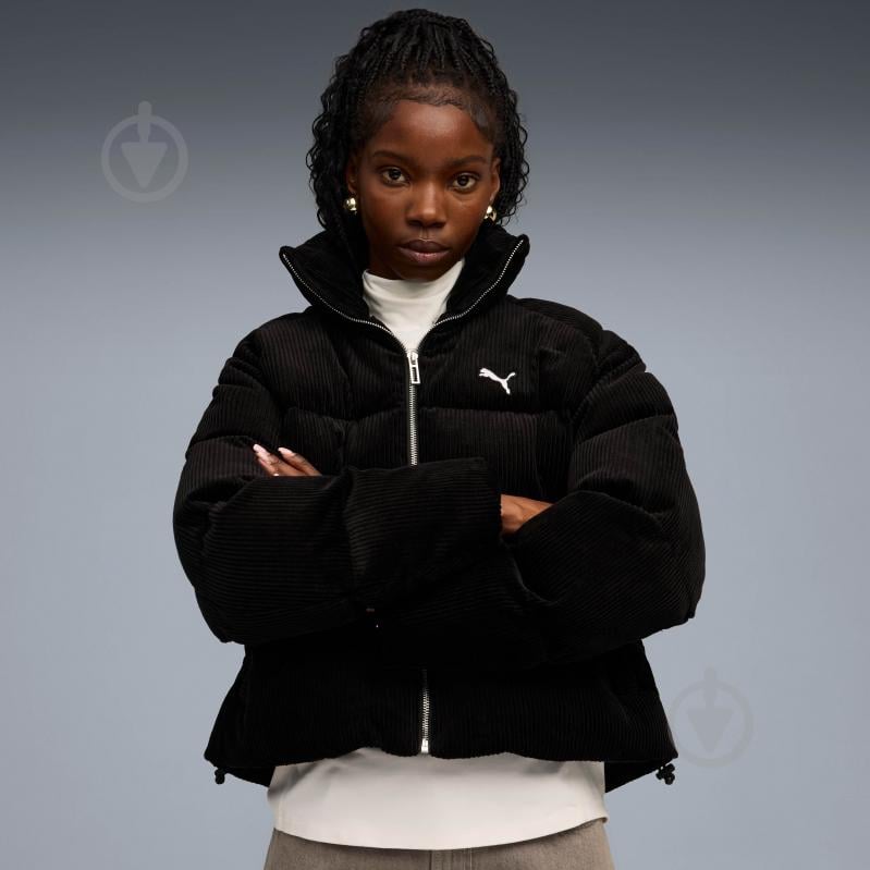 Куртка Puma WARDROBE ESS Corduroy Puffer Jacket 63217101 р.L - фото 1 Куртка Puma WARDROBE ESS Corduroy Puffer Jacket 63217101 р.L - фото 1