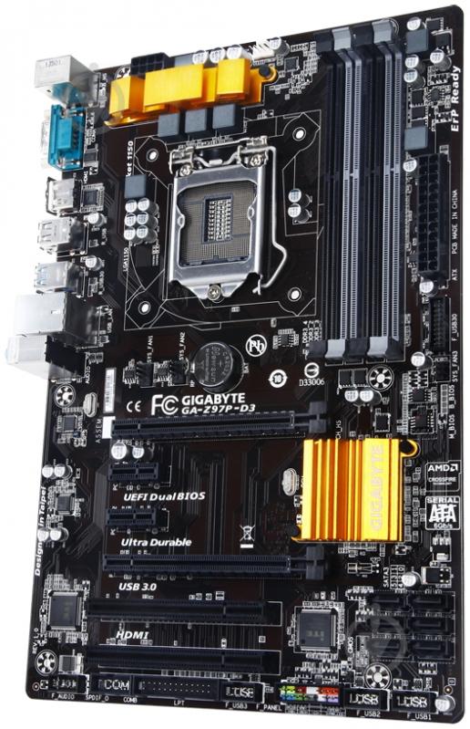 Материнська плата Gigabyte GA-Z97P-D3 (Socket 1150, Intel Z97, ATX) - фото 2