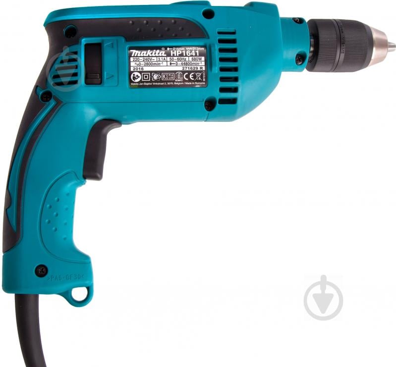 Дрель ударная Makita HP1641K - фото 3