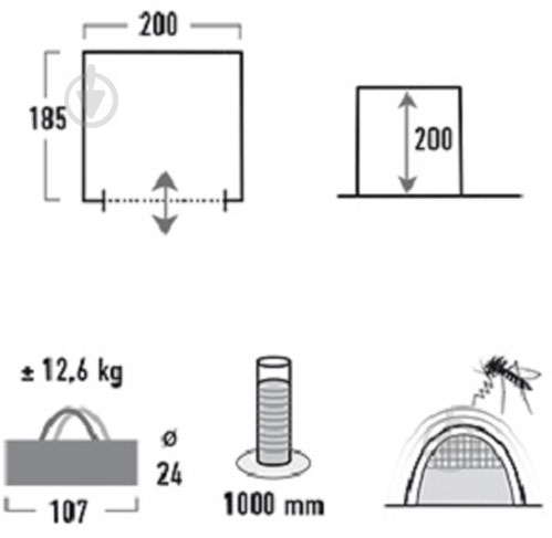 Тент-шатер High Peak Cucina 14031 - фото 2