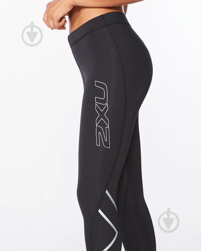 Лосины 2XU Core Compression 7/8 Tights WA4174b_BLK/SIL р.XS черный - фото 6