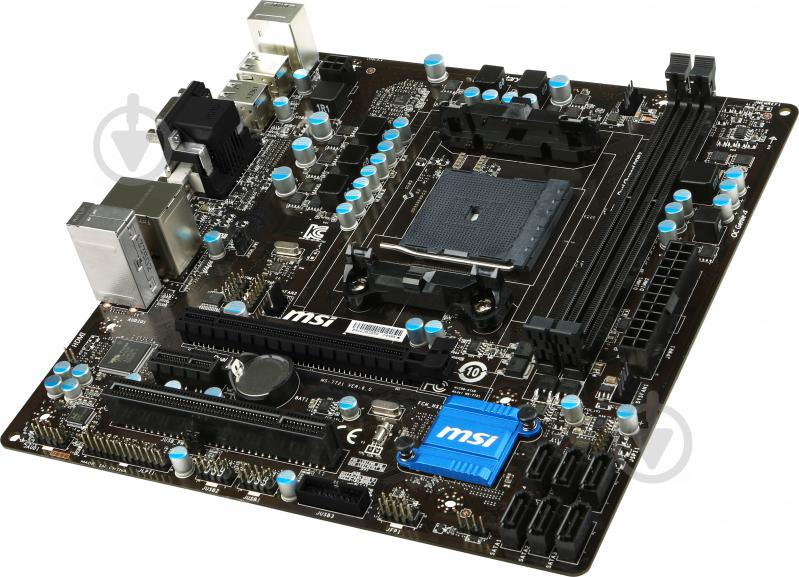 Материнська плата MSI A88XM-E35_V2 (Socket FM2+, AMD A88X, mirco ATX) - фото 3