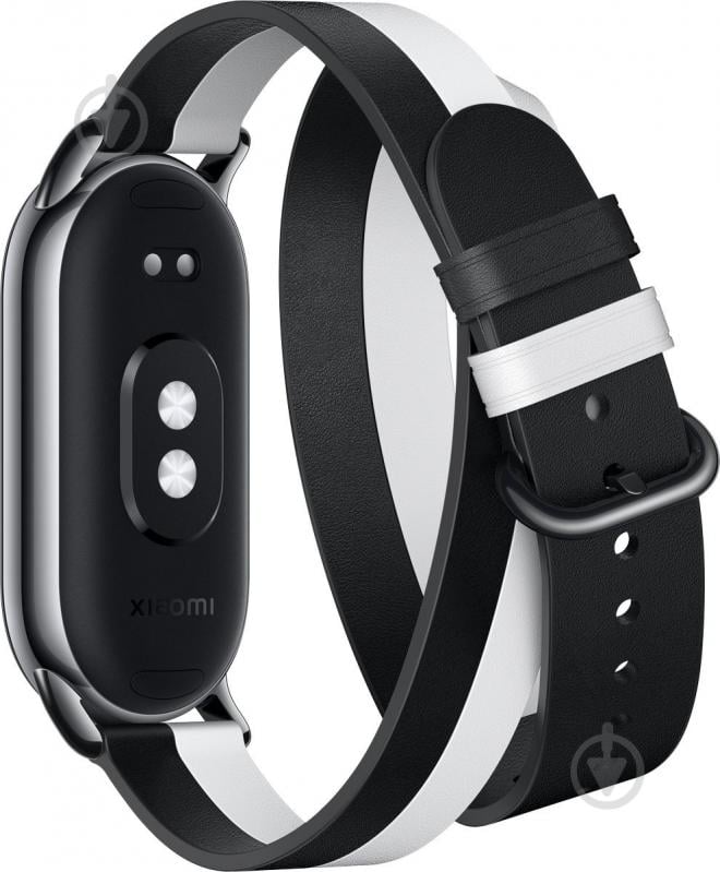 Ремінець Xiaomi Smart Band 8 Black White (BHR7296CN) 1001699 - фото 2