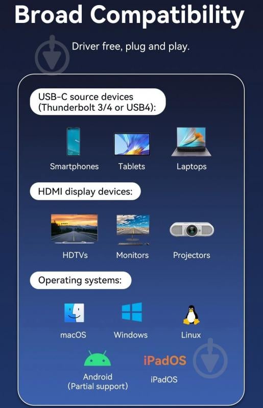 Кабель Vention 1,8 м черный (CRCBAC) - фото 10