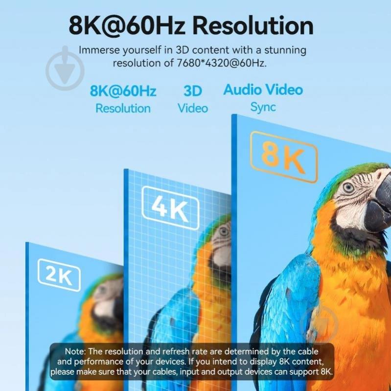 Кабель Vention 1,8 м черный (CRCBAC) - фото 7