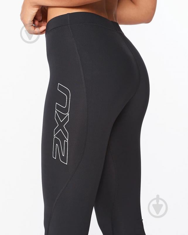 Лосины 2XU Core Compression 3/4 Tights WA4175b_BLK/SIL р.XS черный - фото 6