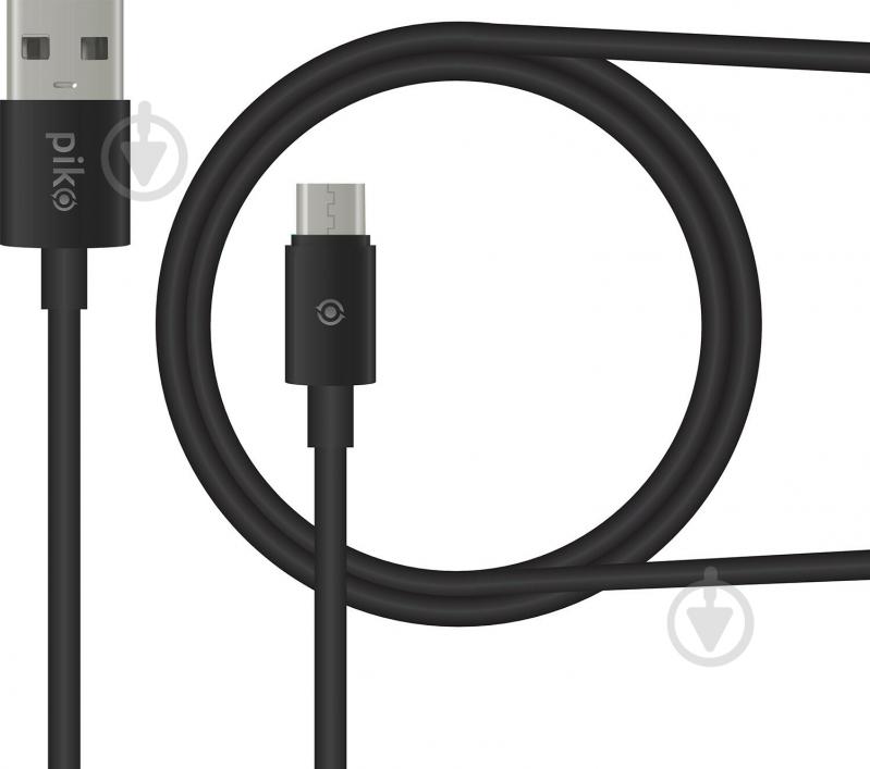 Кабель Piko Micro USB CB-UM10 0,2 м черный (697031) - фото 2