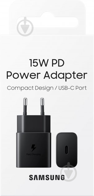 Зарядное устройство Samsung 15W Power Adapter Black (EP-T1510NBEGRU) - фото 4