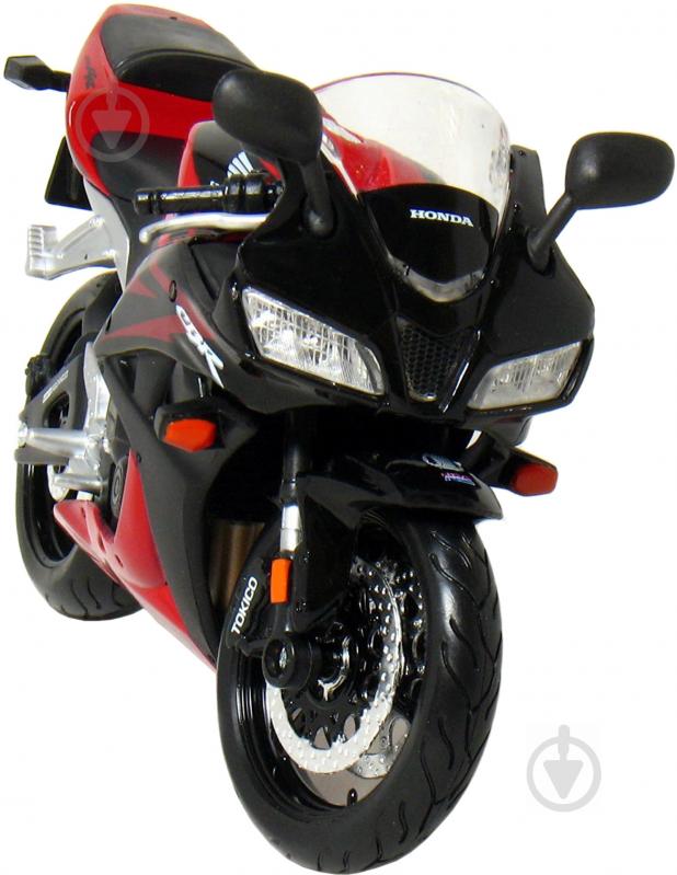 Модель 1:12 мотоцикл красный 31101-15 Honda CBR 600RR - фото 3