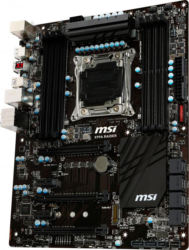 Материнская плата MSI X99A_RAIDER (Socket 2011-3, Intel X99, ATX) - фото 2