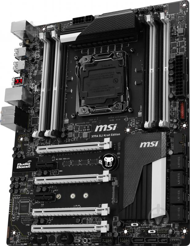 Материнская плата MSI X99A_SLI_Krait_Edition (Socket 2011-3, Intel X99, ATX) - фото 2