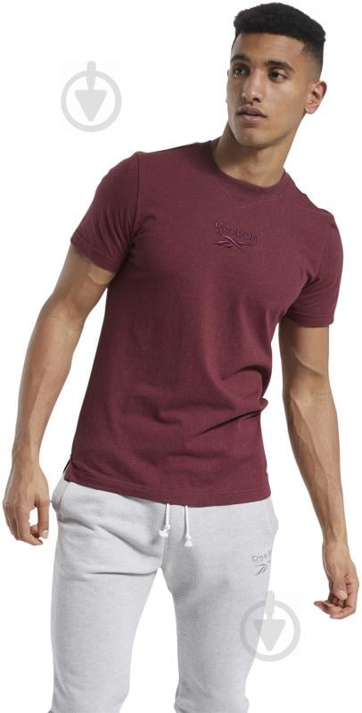 Футболка Reebok TE MELANGE SS TEE FU3225 р.M - фото 1