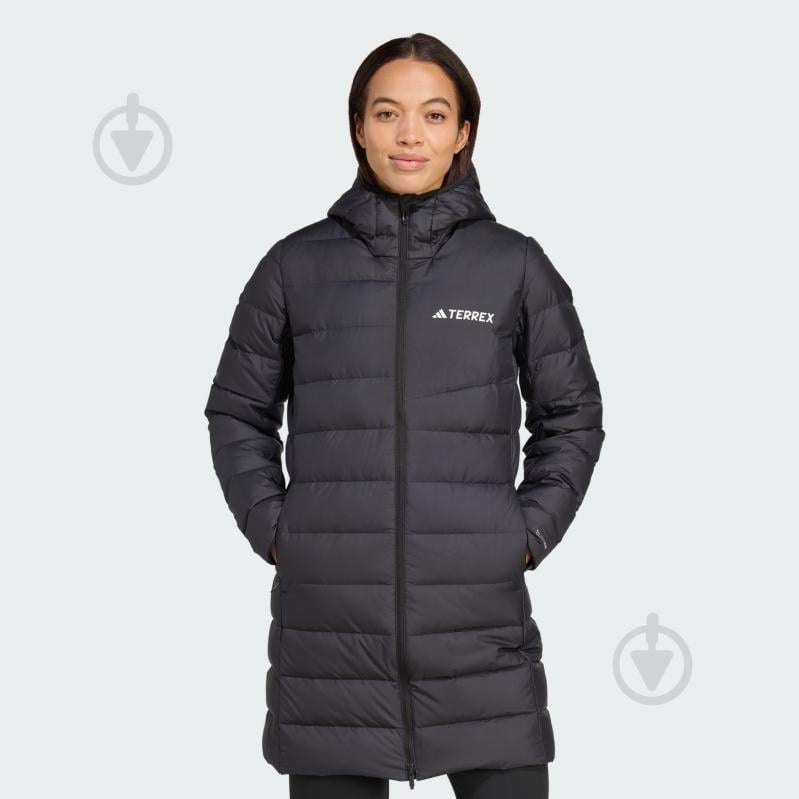 Пуховик женский зимний Adidas W MT DOWN PARKA JM8729 р.M черный - фото 1 Пуховик женский зимний Adidas W MT DOWN PARKA JM8729 р.M черный - фото 1