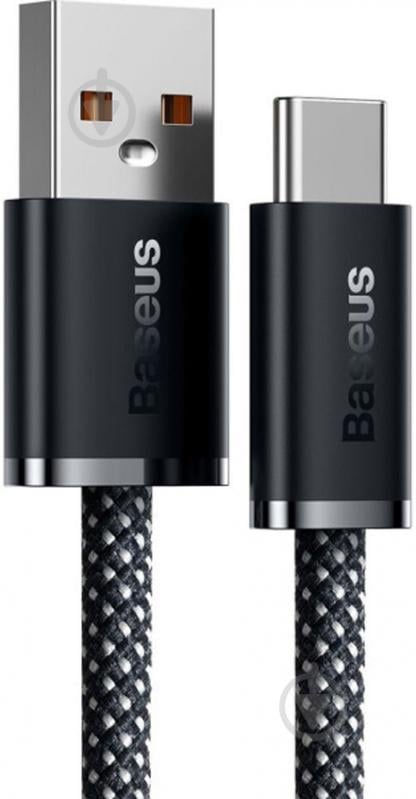 Кабель BASEUS USB to Type-C 100W (CALD000616) 1 м сірий (1011155) - фото 2