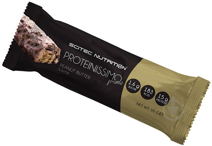 Протеїновий батончик Scitec Nutrition Protein bars Proteinissimo Prime Арахісова паста 20 г - фото 1