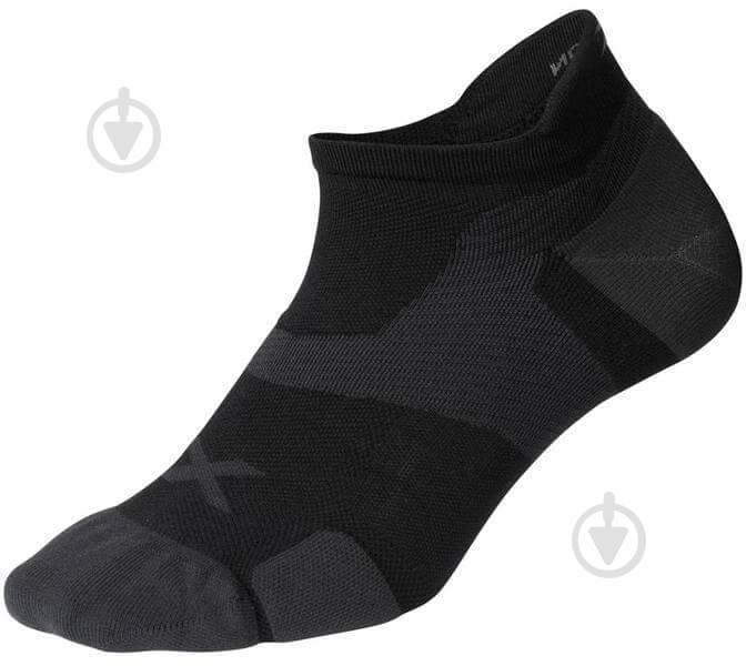 Носки 2XU Vectr Cushion No Show Socks р.M UA5043e_BLK/TTM р.38-40 черный - фото 1