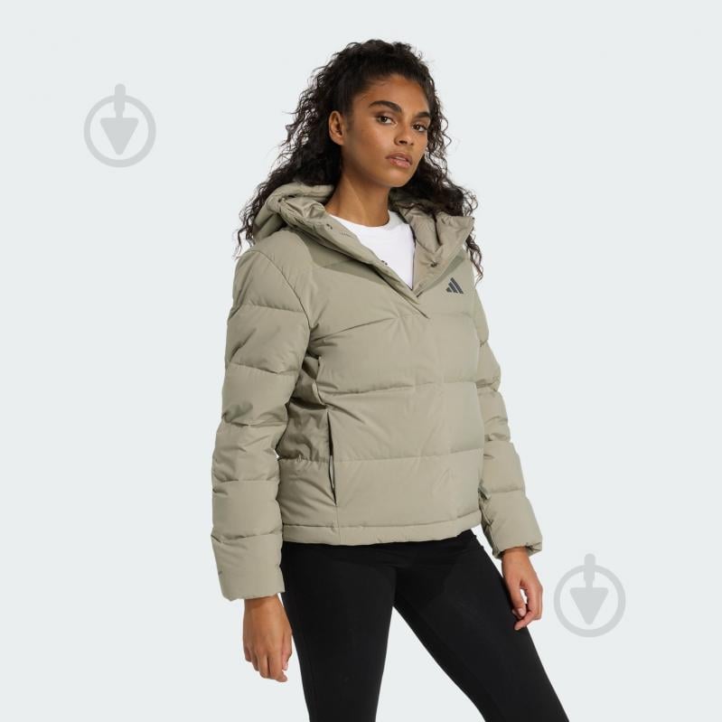 Пуховик женский зимний Adidas W HELIONIC HD J JX3027 р.S бежевый - фото 3