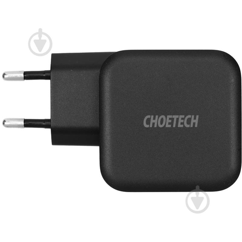 Зарядное устройство Choetech GaN USB Type-C + Type-C кабель, 61W, PD - фото 5