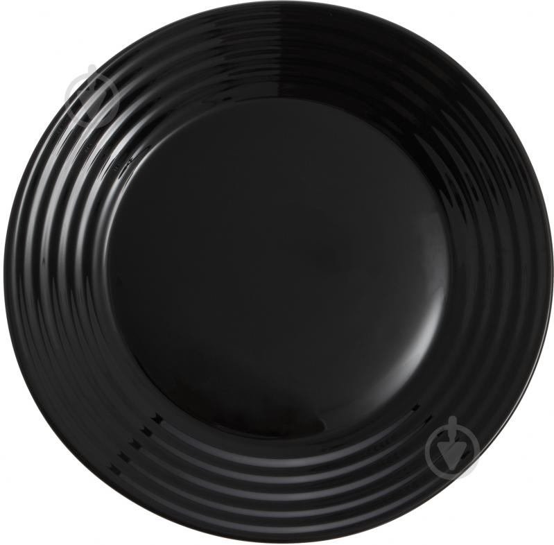 Тарелка десертная Luminarc Harena black 19 см - фото 1 Тарелка десертная Luminarc Harena black 19 см - фото 1