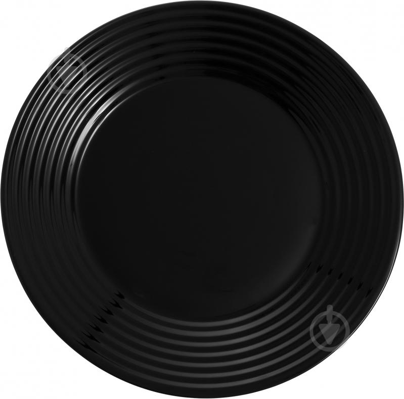 Тарелка обеденная Luminarc Harena black 25 см - фото 1