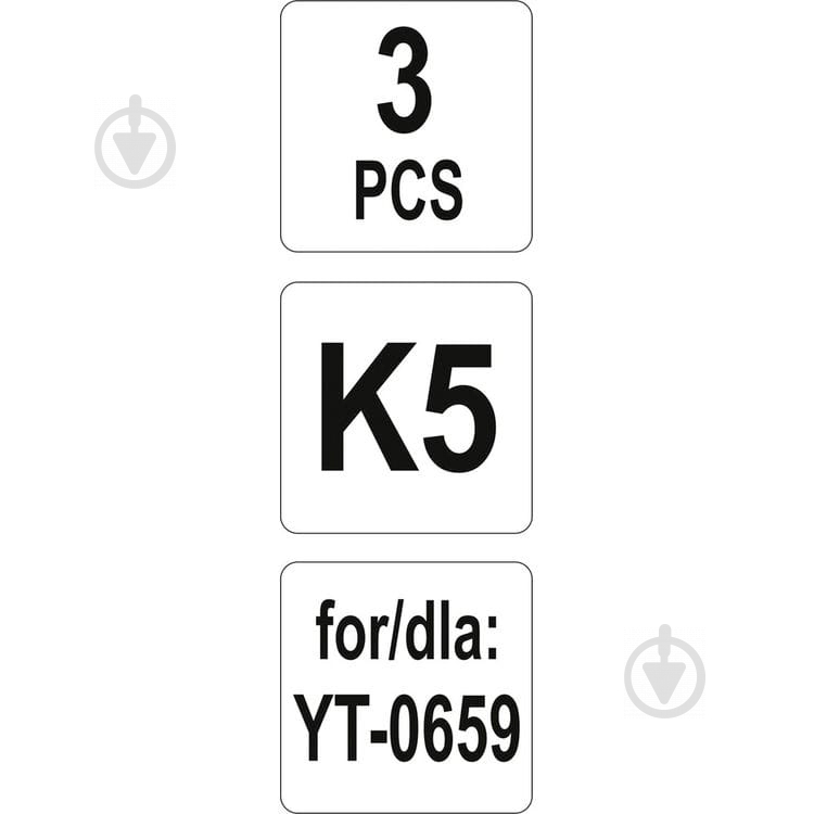 Леза змінні YATO для спеціалізованого ножа YT-06590 - фото 3
