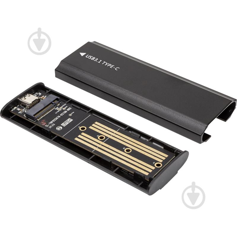 Внешний карман PowerPlant для SSD Premium M.2 PCIe NGFF/NVMe USB3.1 HC380459 - фото 5