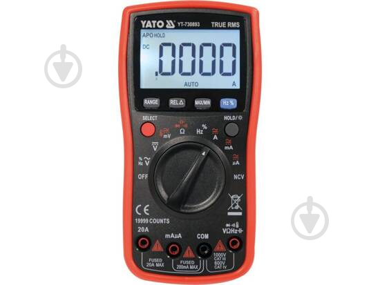 Мультиметр YATO YT-730893 - фото 2