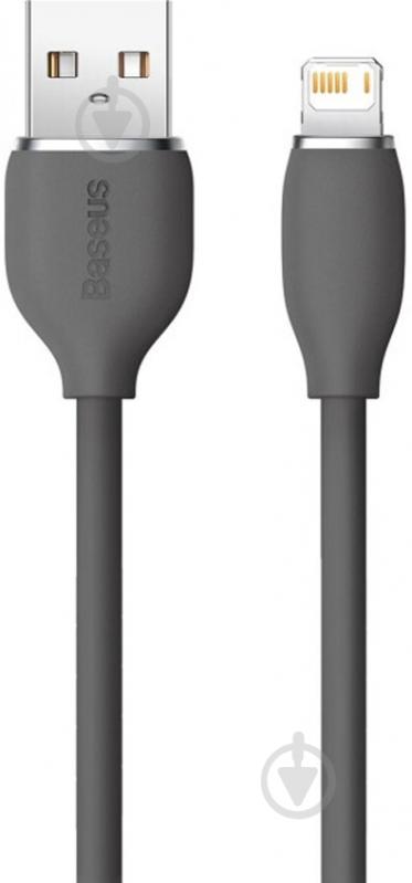 Кабель BASEUS USB to Lightning 2.4A (CAGD000101) 2 м черный (1011142) - фото 2