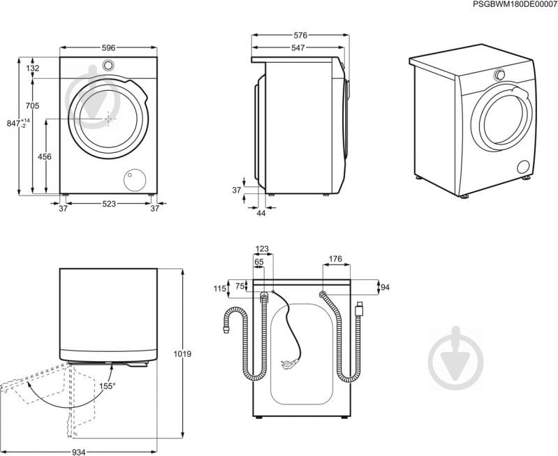 Стиральная машина с сушкой Electrolux EW7WR268S - фото 7