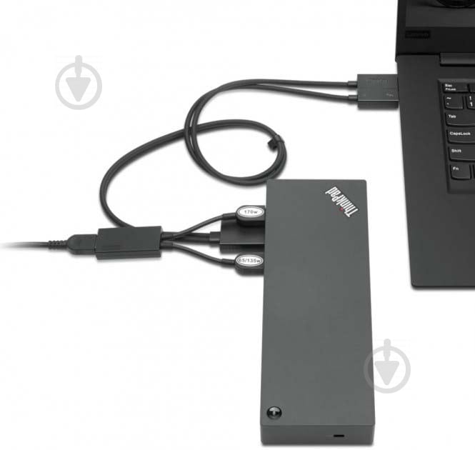 Док-станція Lenovo ThinkPad Thunderbolt 3 WorkStation Dock Gen 2 black (40ANY230EU) - фото 6