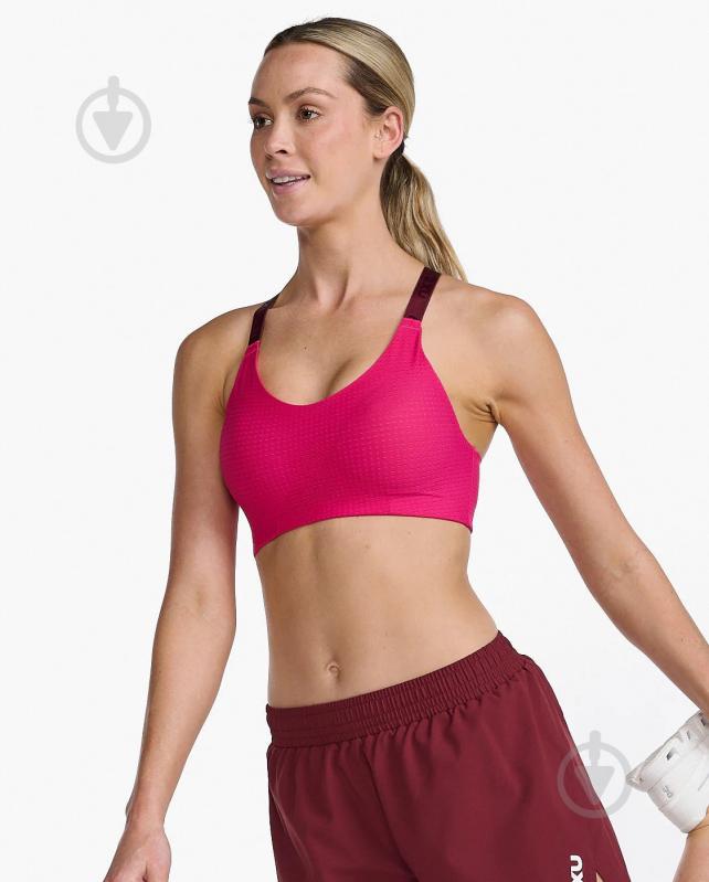 Бра 2XU Aero Medium Impact Bra WR6347a_FSA/TRU р.M рожевий - фото 5