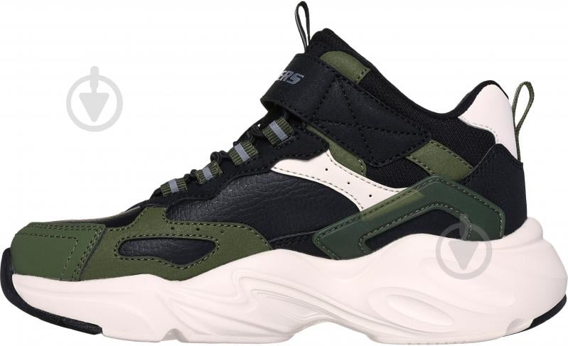 Черевики дитячі Skechers Stamina Airy р.37 чорний із зеленим - фото 2 Черевики дитячі Skechers Stamina Airy р.37 чорний із зеленим - фото 2
