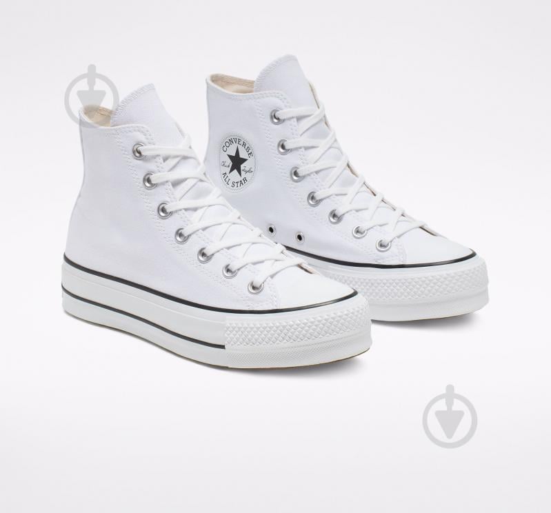 Кеды Converse CHUCK TAYLOR ALL STAR PLATFORM CANVAS 560846C р.36 белый - фото 3