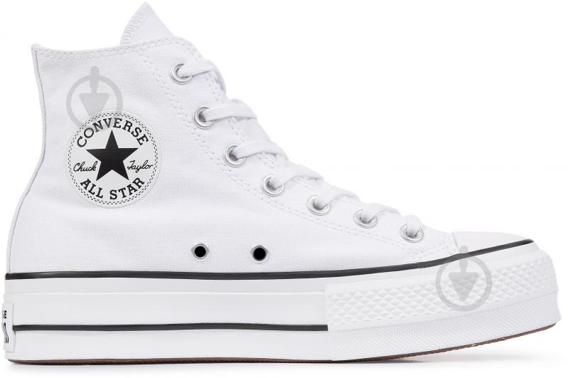 Кеды Converse CHUCK TAYLOR ALL STAR PLATFORM CANVAS 560846C р.36 белый - фото 6