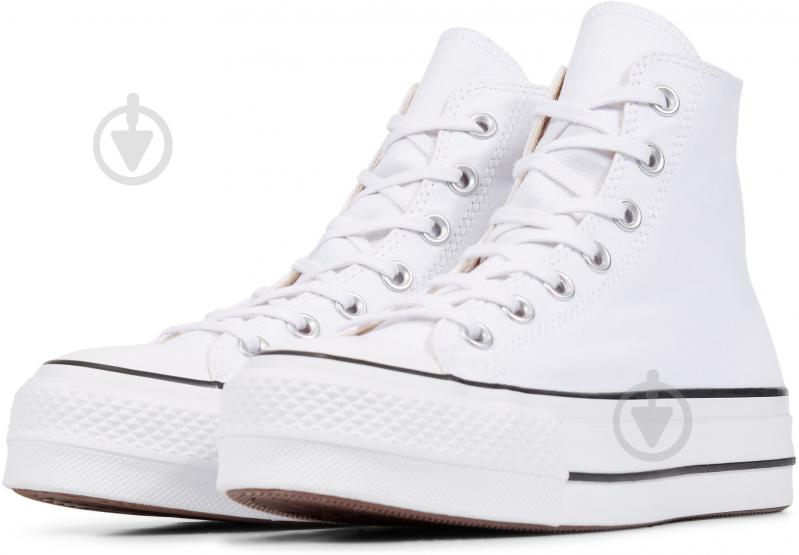 Кеды Converse CHUCK TAYLOR ALL STAR PLATFORM CANVAS 560846C р.36 белый - фото 8