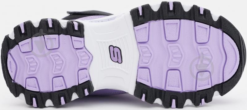 Ботинки для девочек Skechers 664200L BKLV D'Lites р.37 черный с фиолетовым - фото 6 Ботинки для девочек Skechers 664200L BKLV D'Lites р.37 черный с фиолетовым - фото 6