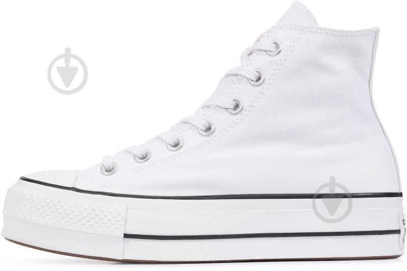 Кеды Converse CHUCK TAYLOR ALL STAR PLATFORM CANVAS 560846C р.37 белый - фото 7