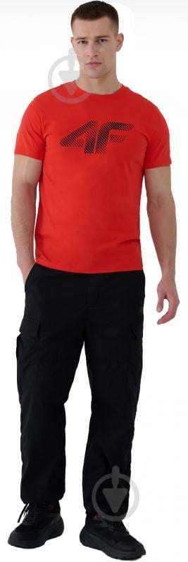 Футболка 4F 4FWMM00TTSHM2257-62S TSHIRT р.L красный - фото 4 Футболка 4F 4FWMM00TTSHM2257-62S TSHIRT р.L красный - фото 4