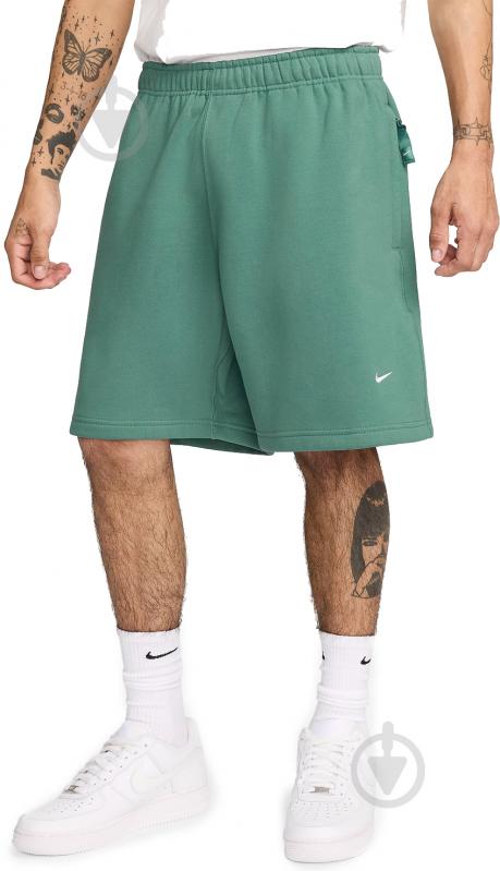 Шорты Nike NK SOLO SOOSH BB FLC SHORT FN3325-361 р. S зеленый - фото 1