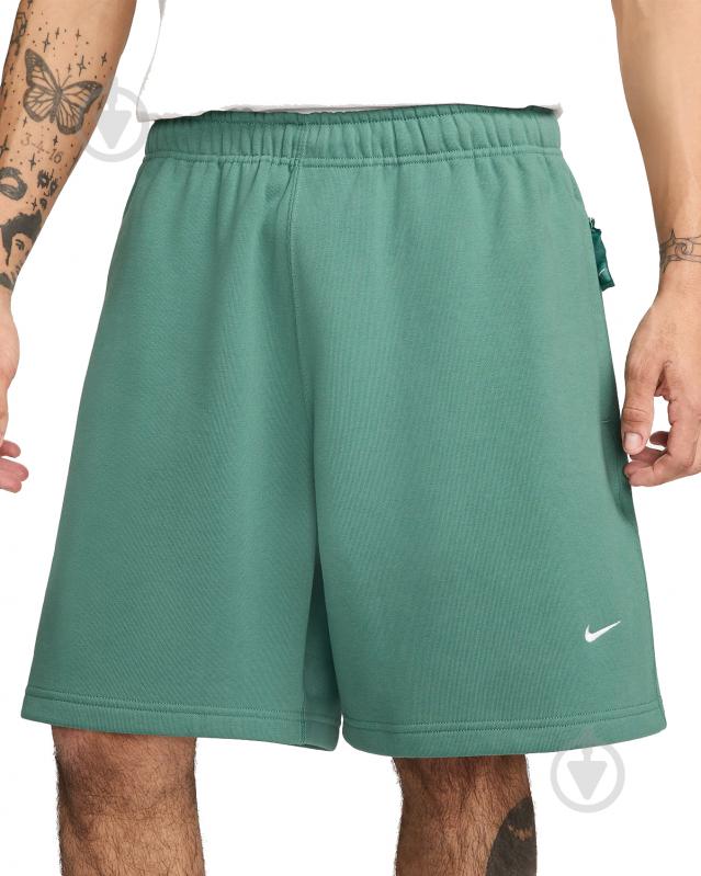 Шорты Nike NK SOLO SOOSH BB FLC SHORT FN3325-361 р. S зеленый - фото 2