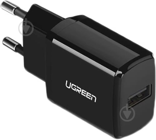 Зарядний пристрій UGREEN ED011 USB Wall Charger 2.1A Black - фото 1