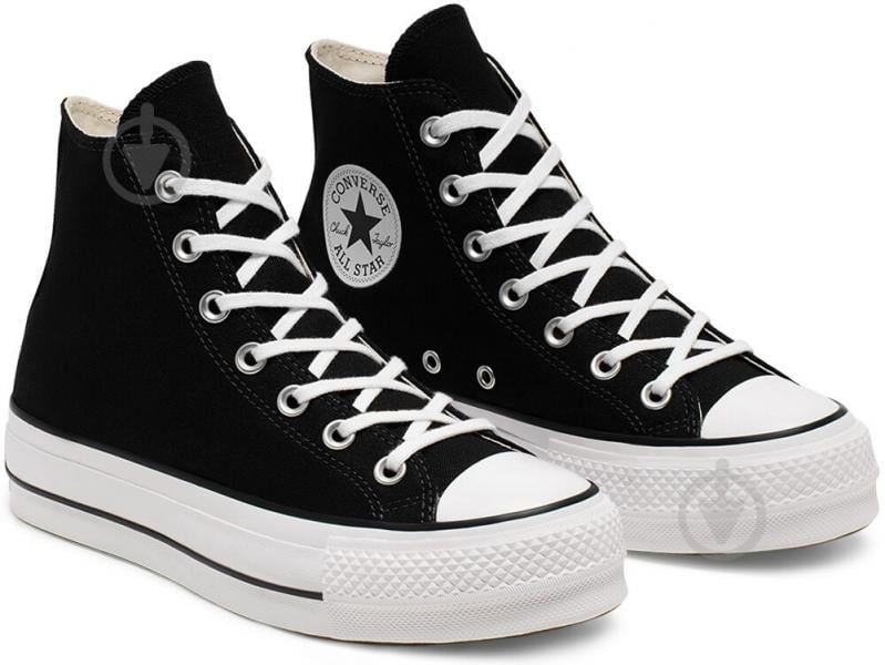Кеды Converse CHUCK TAYLOR ALL STAR PLATFORM CANVAS 560845C р.42,5 черный - фото 7