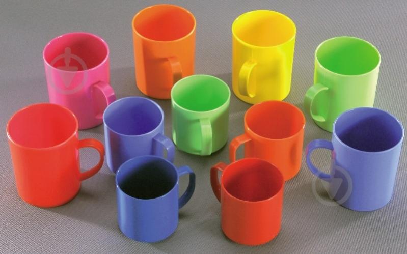 Кружка Горизонт пластиковая 250 мл цвет в ассортименте - фото 2 Кружка Горизонт пластиковая 250 мл цвет в ассортименте - фото 2