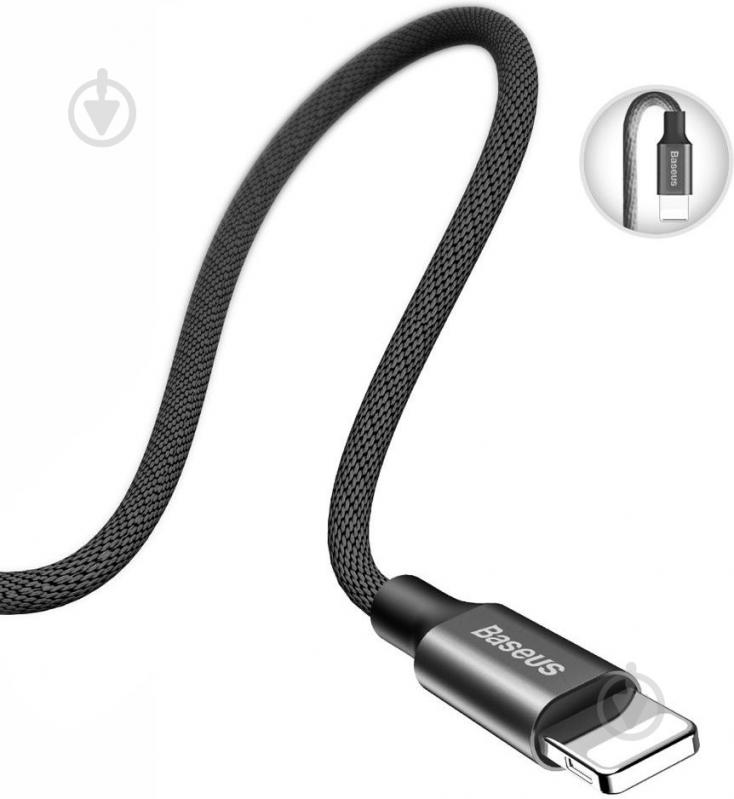 Кабель BASEUS USB to Lightning (CALYW-A01) 1,8 м черный (1011167) - фото 4