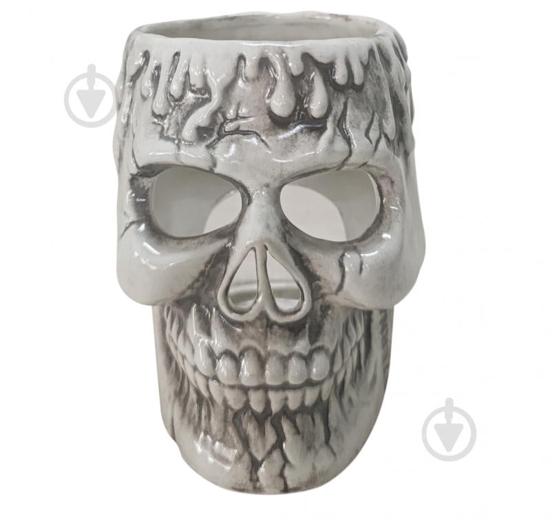 Подсвечник Череп 9x11x12 см 1012-12 Eterna - фото 1