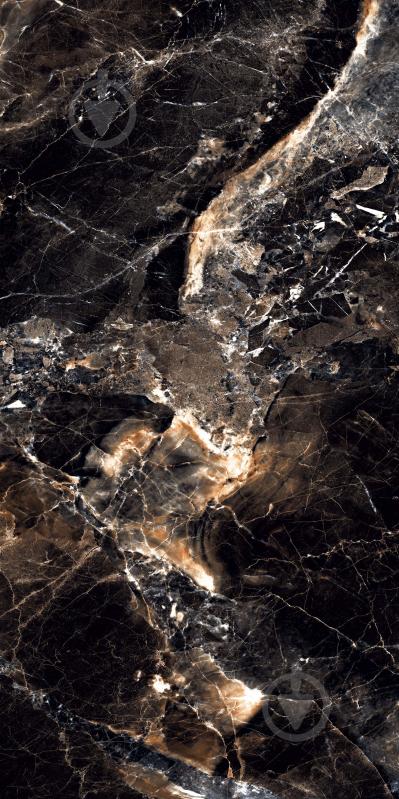 Плитка Cerossa Ceramica Allure black high glossy 60x120 см - фото 4