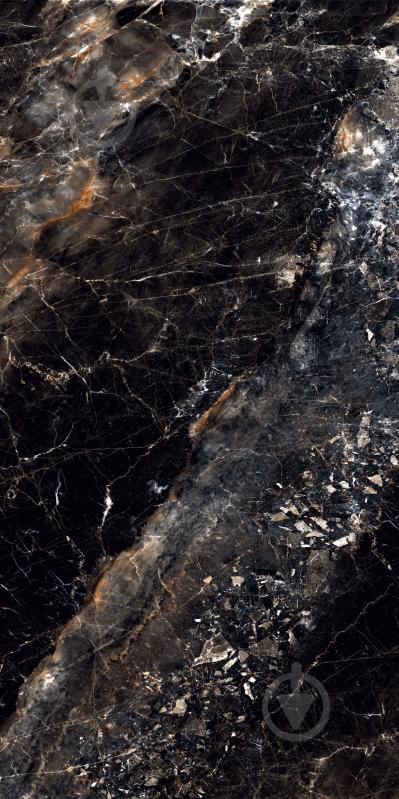Плитка Cerossa Ceramica Allure black high glossy 60x120 см - фото 5