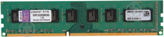 Оперативна пам'ять Kingston DDR3 SDRAM 8 GB (1x8GB) 1333 MHz (KVR1333D3N9/8G) - фото 1